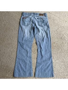 Vintage Y2K Mudd Bootcut Jeans Low Rise Flare Leg Jean Womens Size 28''